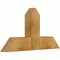 Ekena Millwork Portland Rough Sawn Timber Gable Bracket, Western Red Cedar, 36"W x 19"H x 4"D x 6"F, 13/12 Pitch GBW036X19X0406POR00RWR - alternate 3